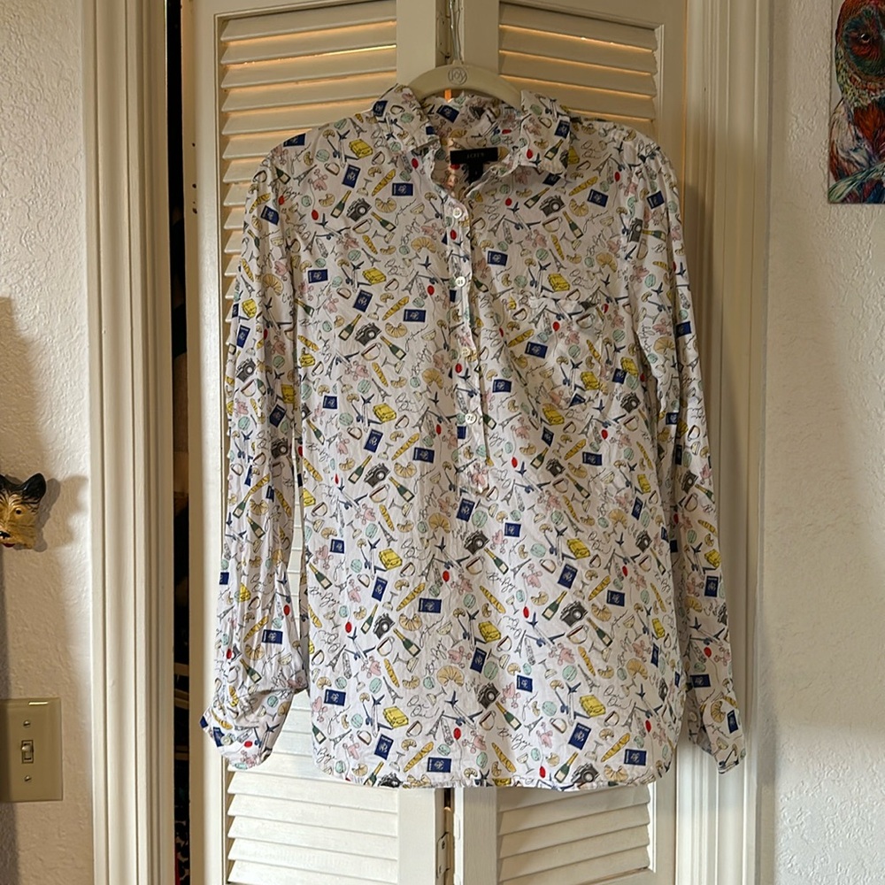 J.crew Paris cotton shirt!